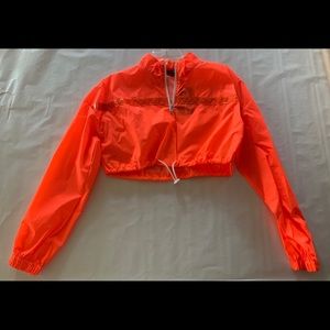 Reflective Cropped Jacket